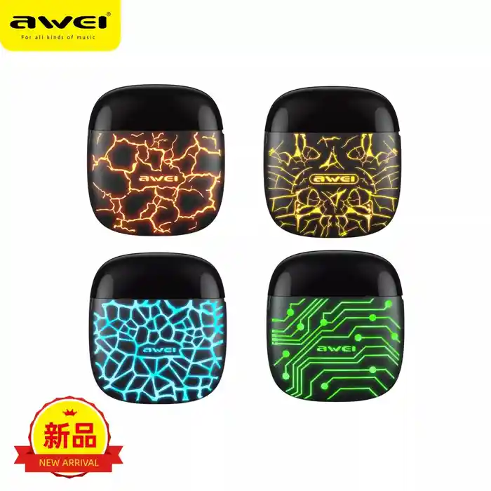 Awei T28 Pro TWS Wireless Earbuds Gaming Earphones